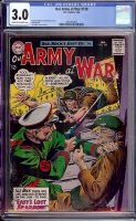 Our Army at War #138 CGC 3.0 cr/ow