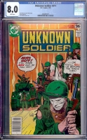Unknown Soldier #211 CGC 8.0 w