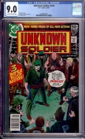 Unknown Soldier #220 CGC 9.0 ow/w