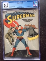 Superman #26 CGC 5.5 cr/ow