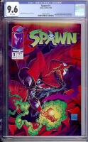 Spawn #1 CGC 9.6 w