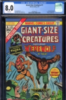 Giant-Size Creatures #1 CGC 8.0 w