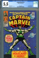 Captain Marvel #1 CGC 5.5 w
