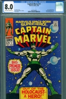 Captain Marvel #1 CGC 8.0 ow/w