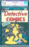 Detective Comics #85 CGC 7.5 ow/w