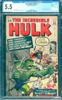 Incredible Hulk #5 CGC 5.5 ow/w