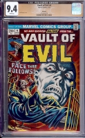 Vault of Evil #4 CGC 9.4 w Winnipeg