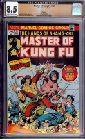 Master of Kung Fu #22 CGC 8.5 ow/w Winnipeg