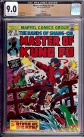 Master of Kung Fu #23 CGC 9.0 ow/w Winnipeg