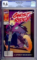 Ghost Rider Vol 2 #1 CGC 9.6 w Newsstand Edition
