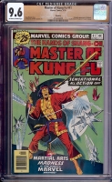 Master of Kung Fu #41 CGC 9.6 ow/w Winnipeg