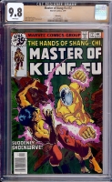 Master of Kung Fu #72 CGC 9.8 w Winnipeg