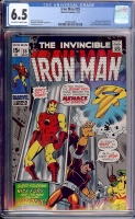 Iron Man #35 CGC 6.5 ow/w