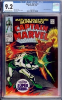 Captain Marvel #2 CGC 9.2 ow/w