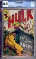 Incredible Hulk #109 CGC 8.0 cr/ow