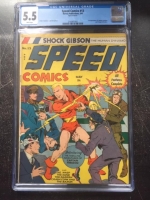 Speed Comics #13 CGC 5.5 w