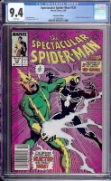 Spectacular Spider-Man #135 CGC 9.4 w Newsstand Edition