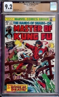 Master of Kung Fu #23 CGC 9.2 ow/w Winnipeg