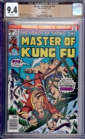 Master of Kung Fu #46 CGC 9.4 w Winnipeg