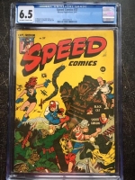 Speed Comics #37 CGC 6.5 ow/w