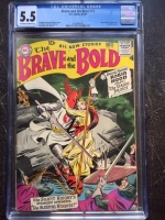 Brave and the Bold #13 CGC 5.5 ow/w
