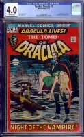 Tomb of Dracula #1 CGC 4.0 ow