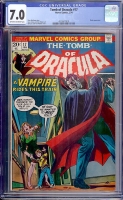 Tomb of Dracula #17 CGC 7.0 ow/w