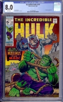 Incredible Hulk #119 CGC 8.0 w