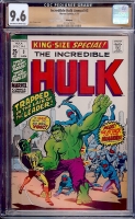 Incredible Hulk Annual #3 CGC 9.6 ow/w Winnipeg