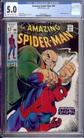 Amazing Spider-Man #69 CGC 5.0 ow/w