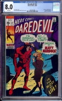 Daredevil #57 CGC 8.0 w