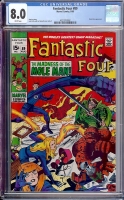 Fantastic Four #89 CGC 8.0 w