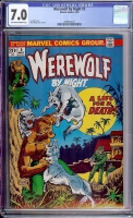 Werewolf By Night #5 CGC 7.0 ow/w