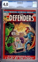 Defenders #1 CGC 4.0 ow