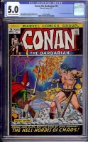 Conan The Barbarian #15 CGC 5.0 ow/w