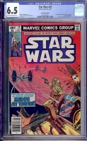 Star Wars #25 CGC 6.5 ow/w Newsstand Edition