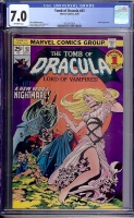 Tomb of Dracula #43 CGC 7.0 ow