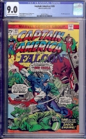 Captain America #185 CGC 9.0 ow/w