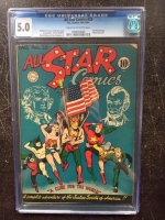 All Star Comics #22 CGC 5.0 cr/ow