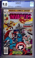 Invaders #15 CGC 9.0 ow/w