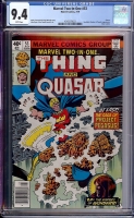 Marvel Two-In-One #53 CGC 9.4 w