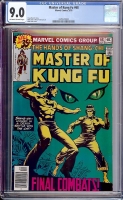 Master of Kung Fu #68 CGC 9.0 ow/w