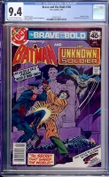 Brave and the Bold #146 CGC 9.4 ow/w