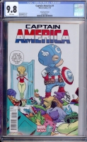 Captain America #1 CGC 9.8 w Young Variant Cover