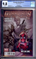 Guardians of the Galaxy #1 CGC 9.8 w Deadpool Variant Cover