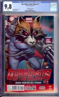 Guardians of the Galaxy #1 CGC 9.8 w Quesada Variant Cover