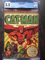 Catman Comics #7 CGC 3.5 cr/ow