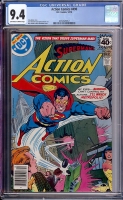 Action Comics #490 CGC 9.4 ow/w