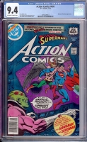 Action Comics #491 CGC 9.4 ow/w