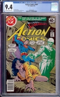 Action Comics #494 CGC 9.4 ow/w